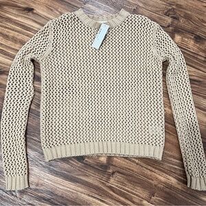 Chic Beige Knit Sweater